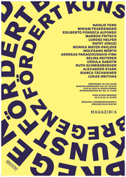 Folder Gruppenausstellung "Bregenz fördert Kunst"