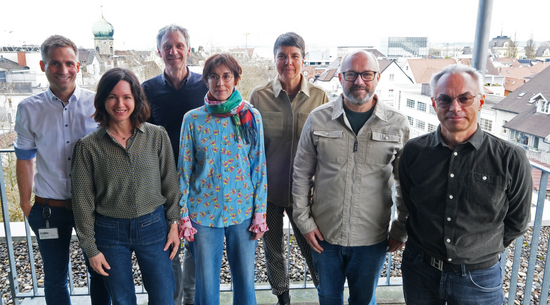 Der Klimabeirat mit Pia Blessing (2. von links) tagte zuletzt am 17. April. ©Stadt Bregenz