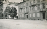 Hotel „Österreichischer Hof“ um 1916. Das Gebäude wurde 1972 abgerissen. Heute steht dort das Kunsthaus. © Stadtarchiv Bregenz