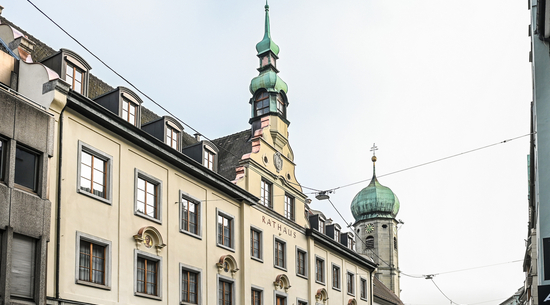 Das Bregenzer Rathaus. ©Udo Mittelberger