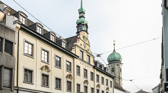 Das Bregenzer Rathaus. ©Udo Mittelberger