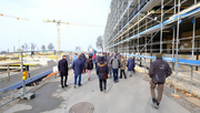 Im März wurde die Baustelle im Rahmen einer Führung der Öffentlichkeit zugänglich gemacht. ©Stadt Bregenz