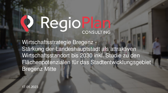 Bregenzer Wirtschaftsstrategie